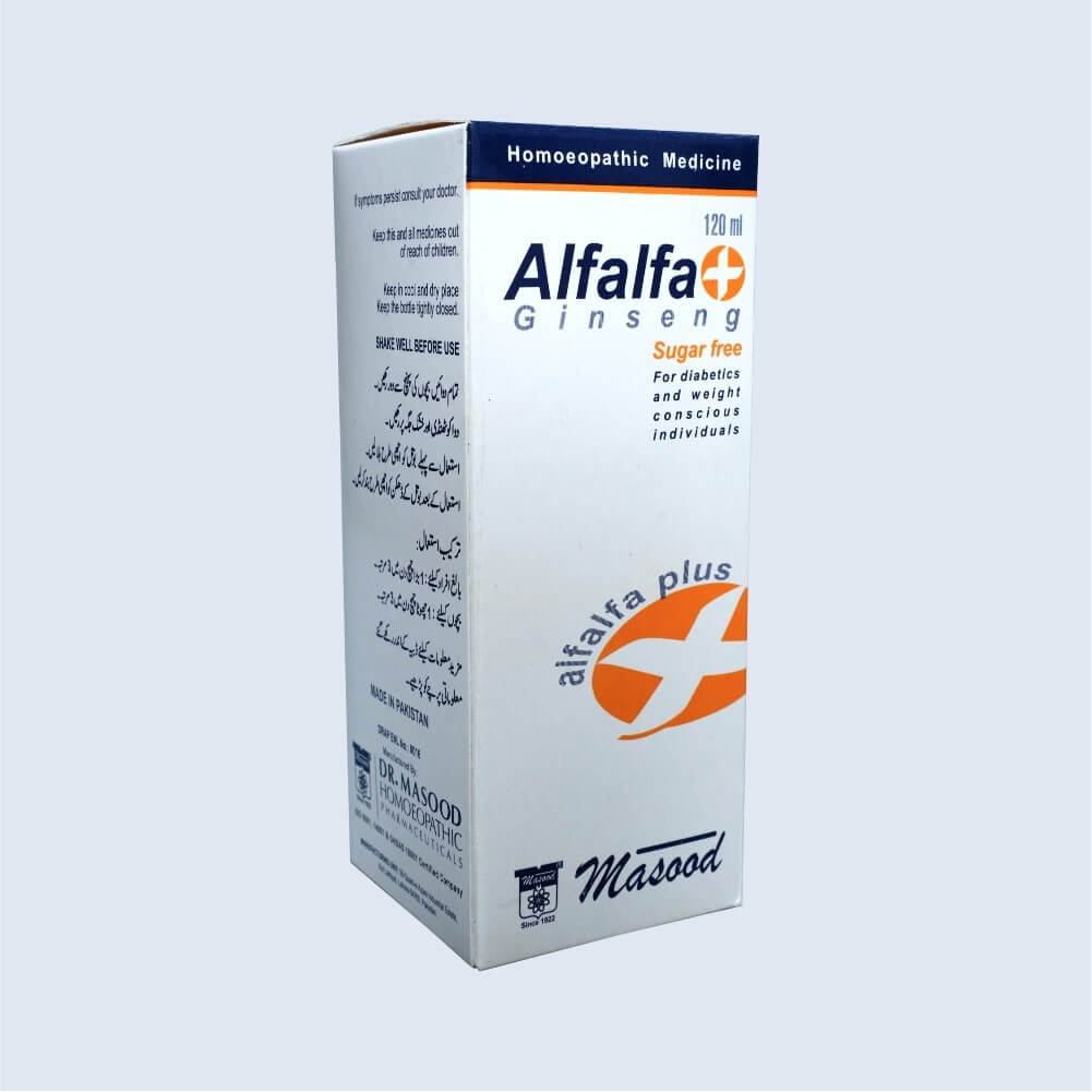 Alfalfa + Ginseng Sugar Free (120ml)
